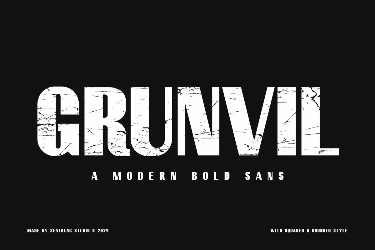 フォント Grunvil