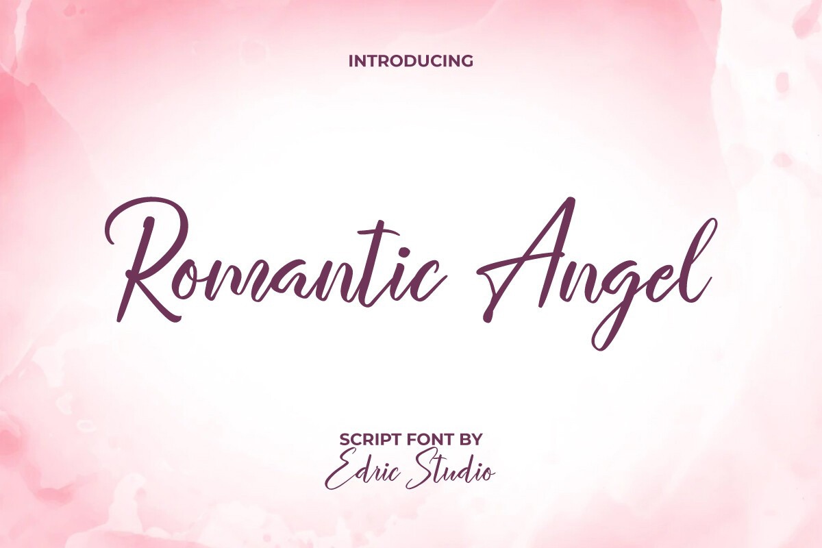 フォント Romantic Angel