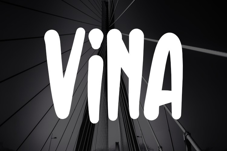 フォント Vina