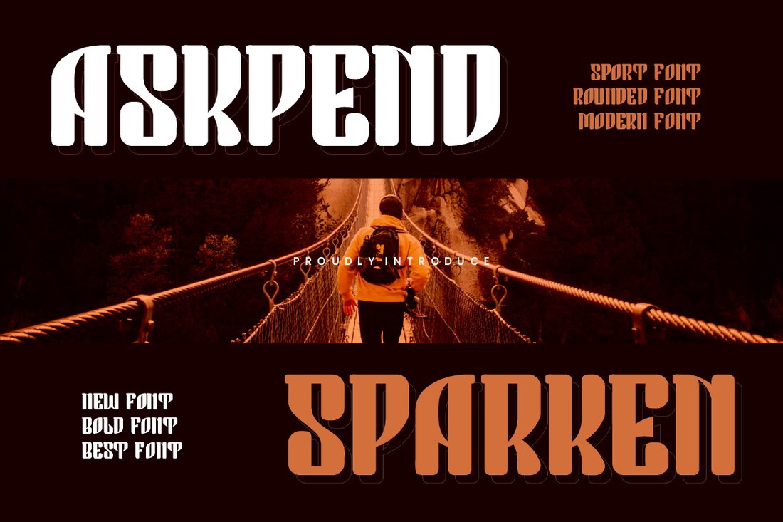 フォント Askpend Sparken