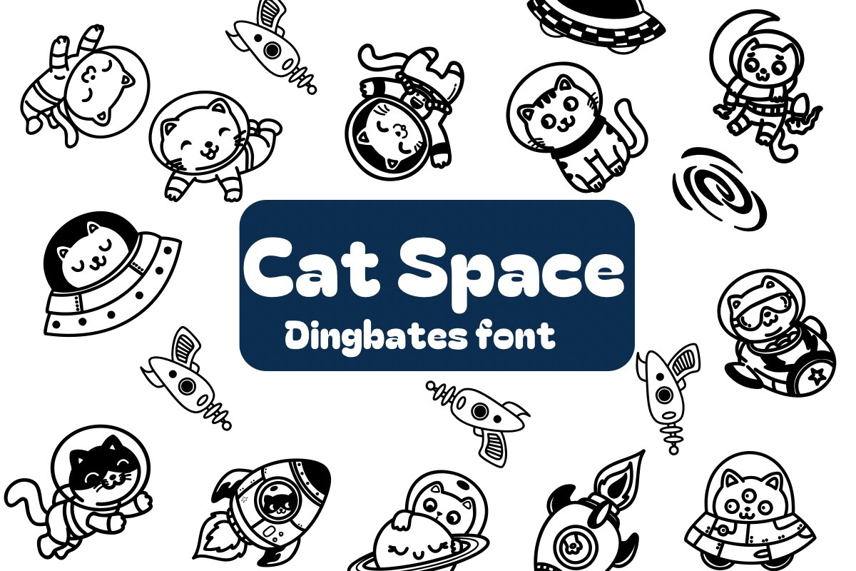 フォント Cat Space