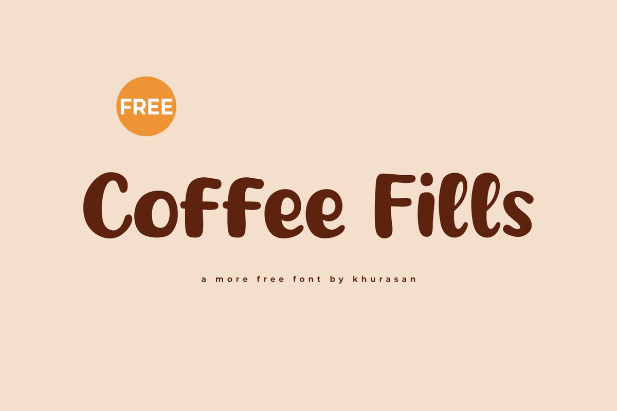 フォント Coffee Fills