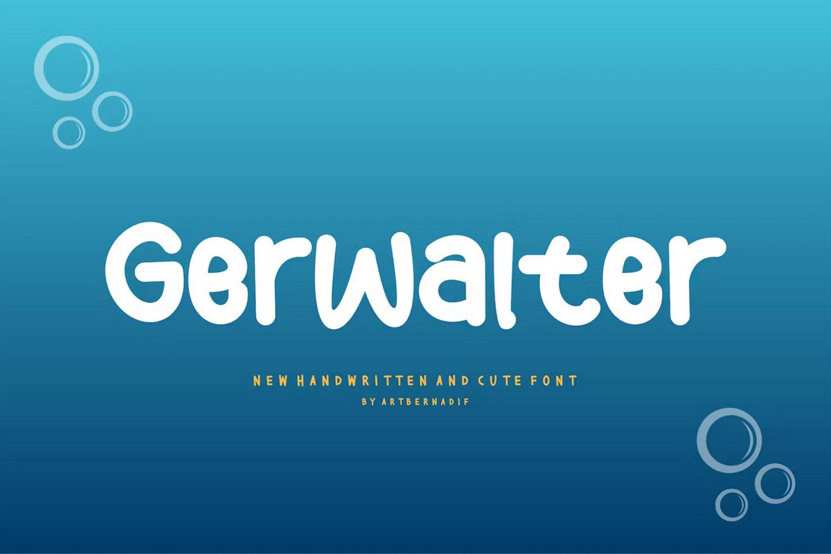 フォント Gerwalter