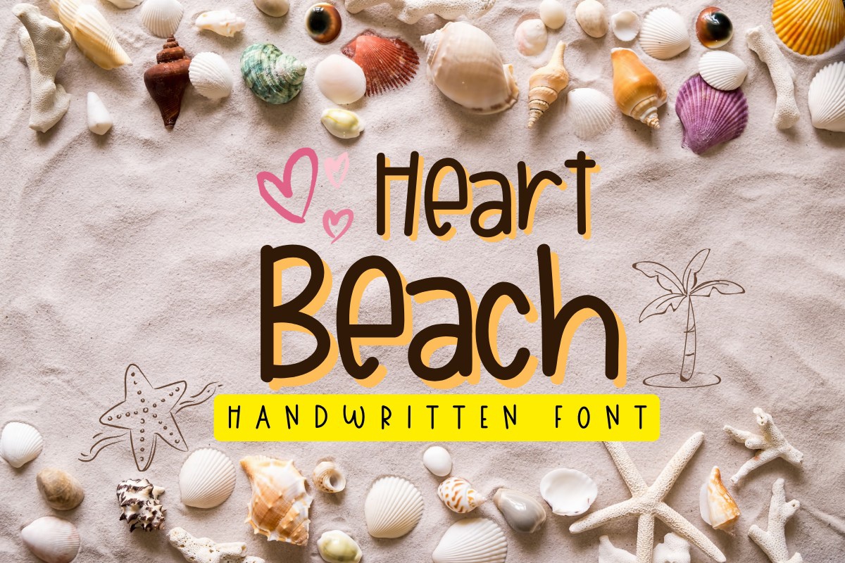 フォント Heart Beach