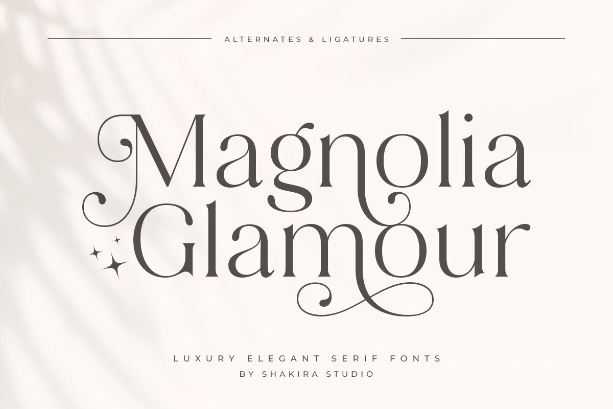 フォント Magnolia Glamour