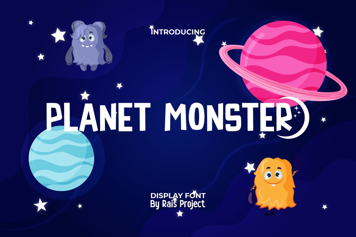 フォント Planet Monster