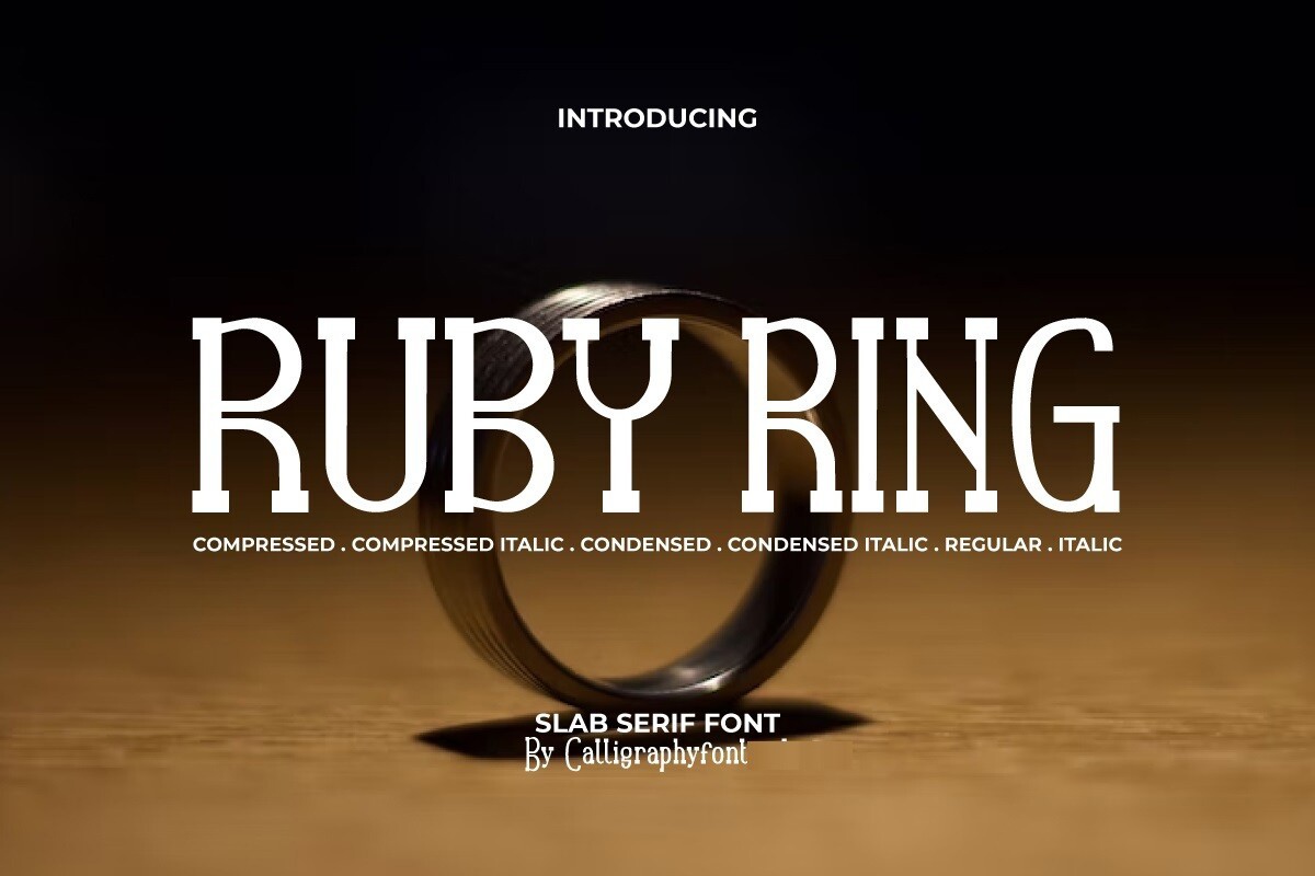 フォント Ruby Ring