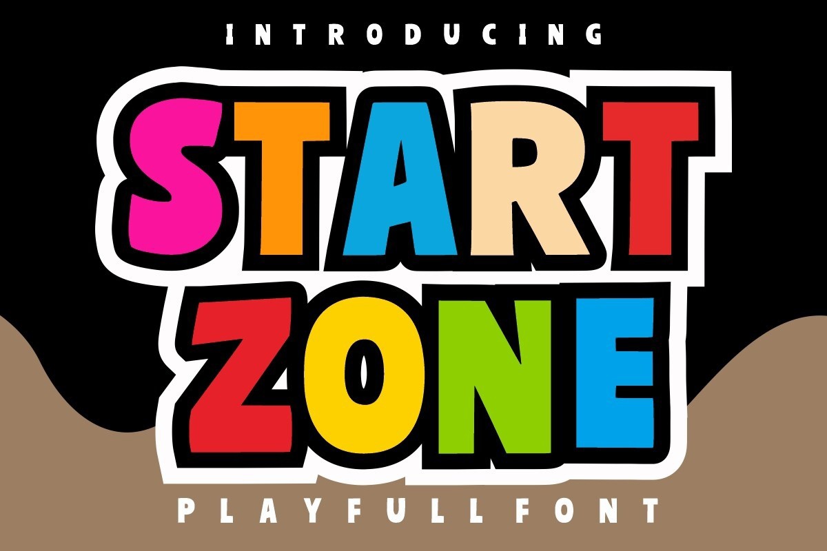 フォント Start Zone