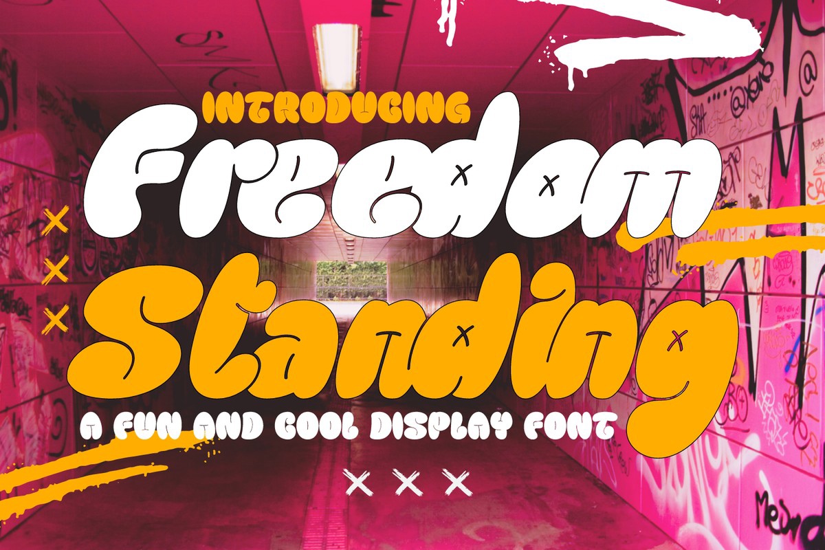 フォント Freedom Standing