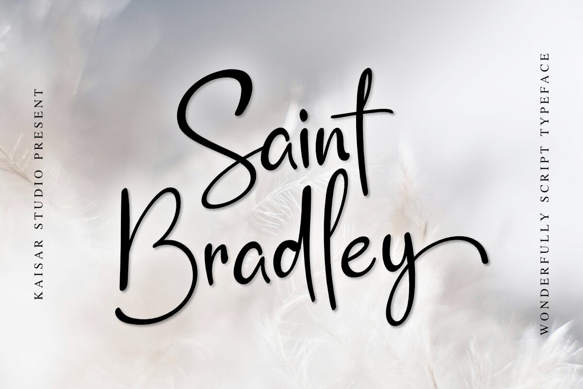 フォント Saint Bradley