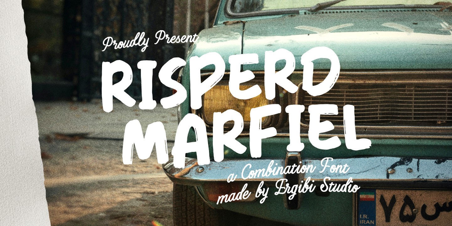 フォント Risperd Marfiel