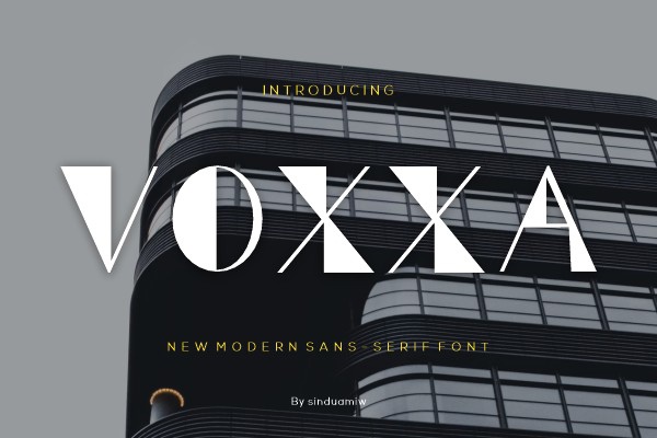 フォント Voxxa
