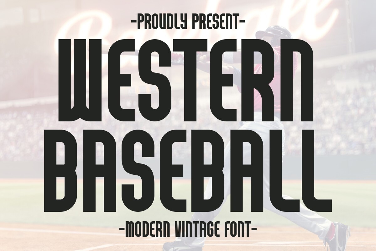 フォント Western Baseball