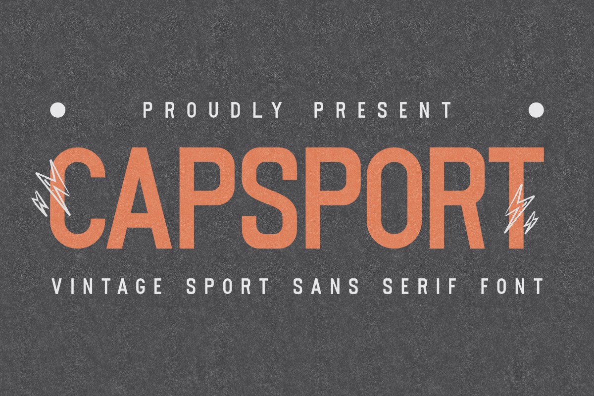フォント Capsport