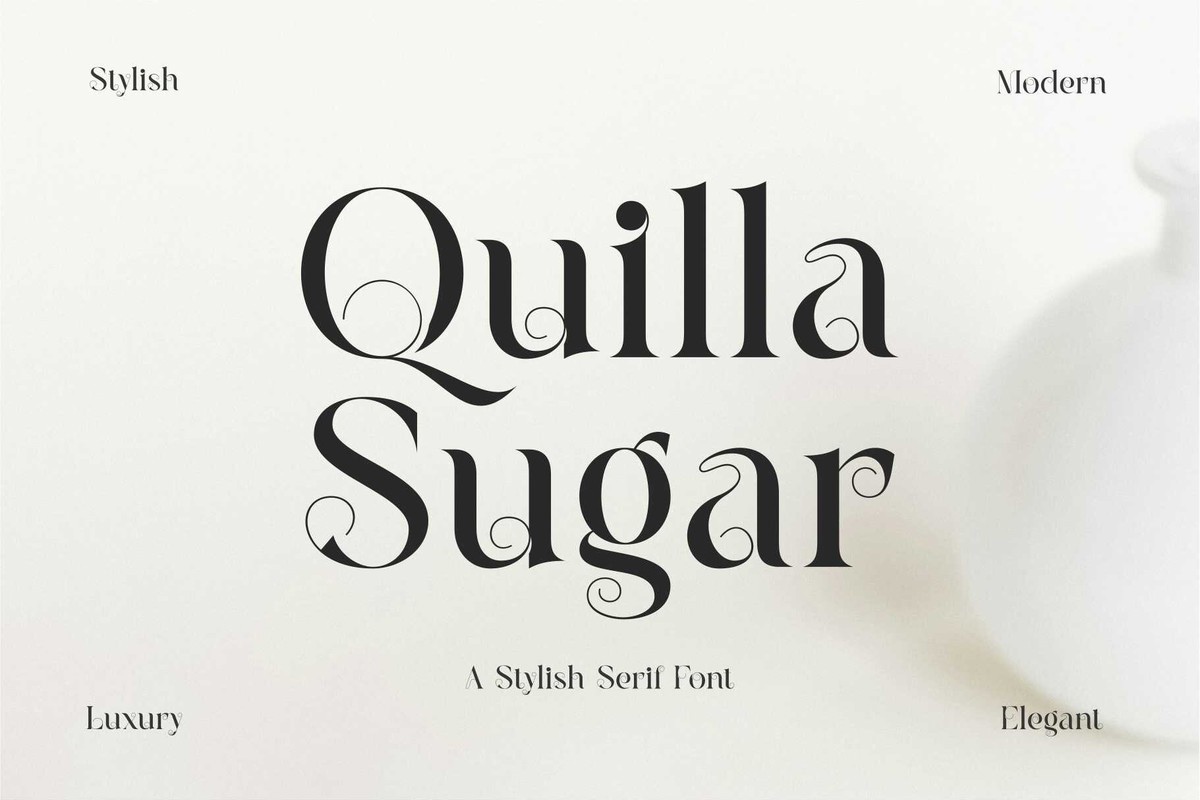 フォント Quilla Sugar