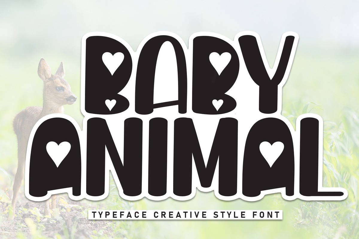 フォント Baby Animal