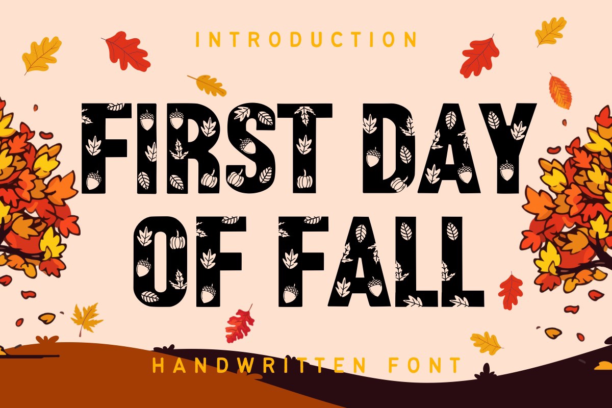 フォント First Day of Fall