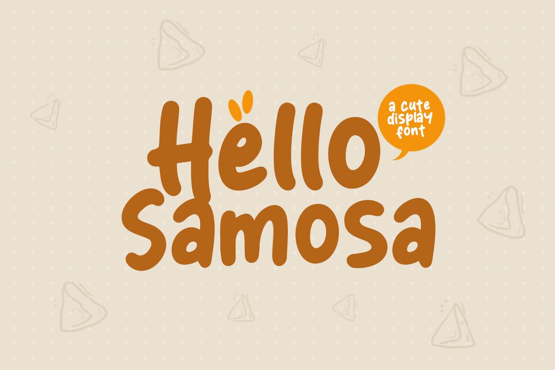 フォント Hello Samosa