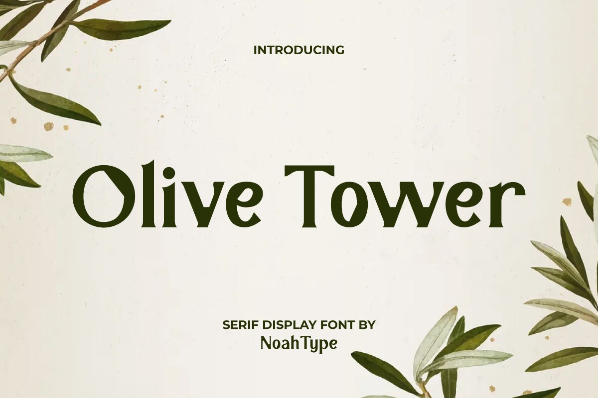 フォント Olive Tower