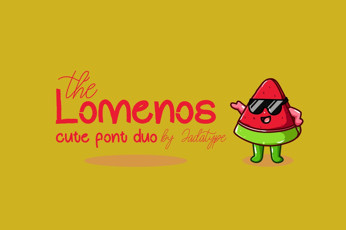 フォント The Lomenos