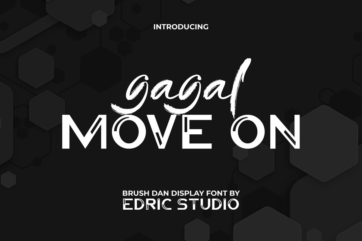 フォント Gagal Move on