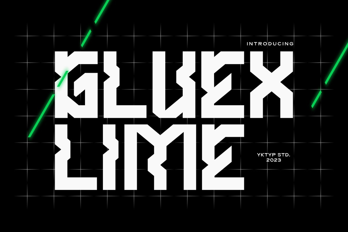 フォント Gluexlime