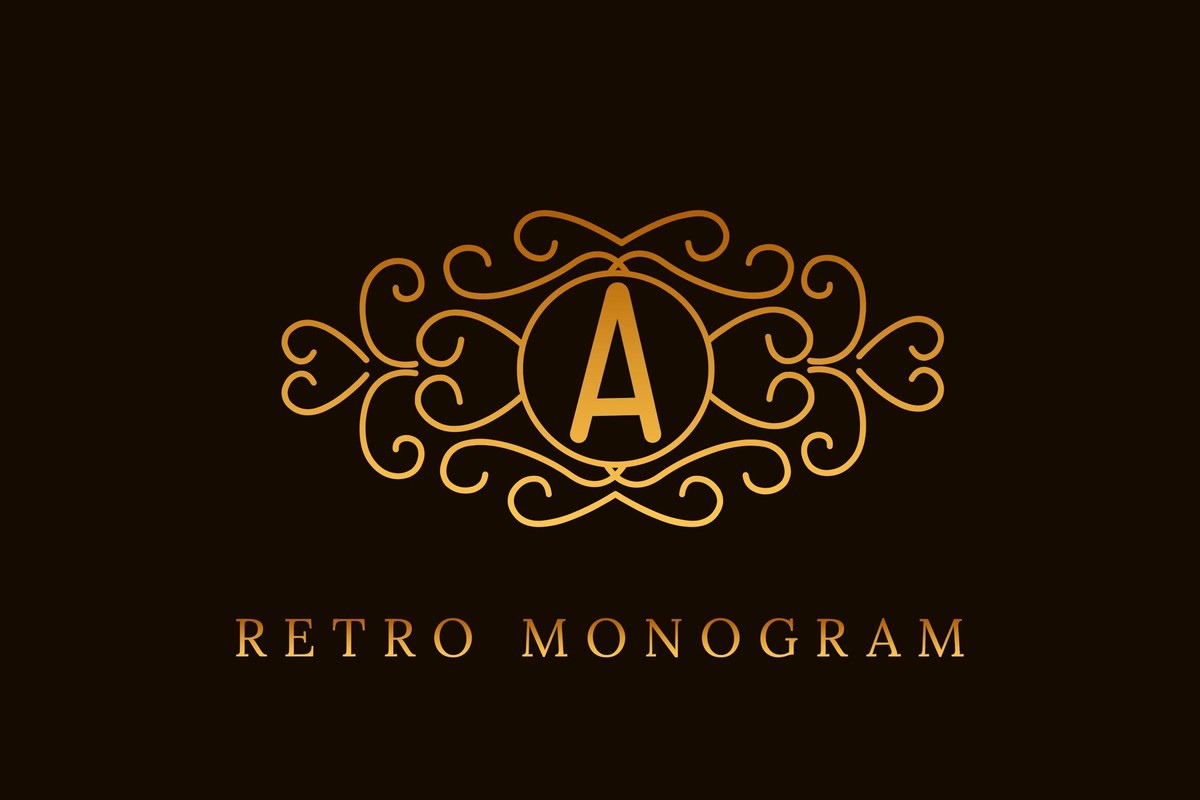 フォント Retro Monogram