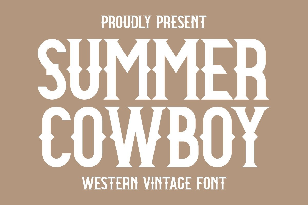 フォント Summer Cowboy
