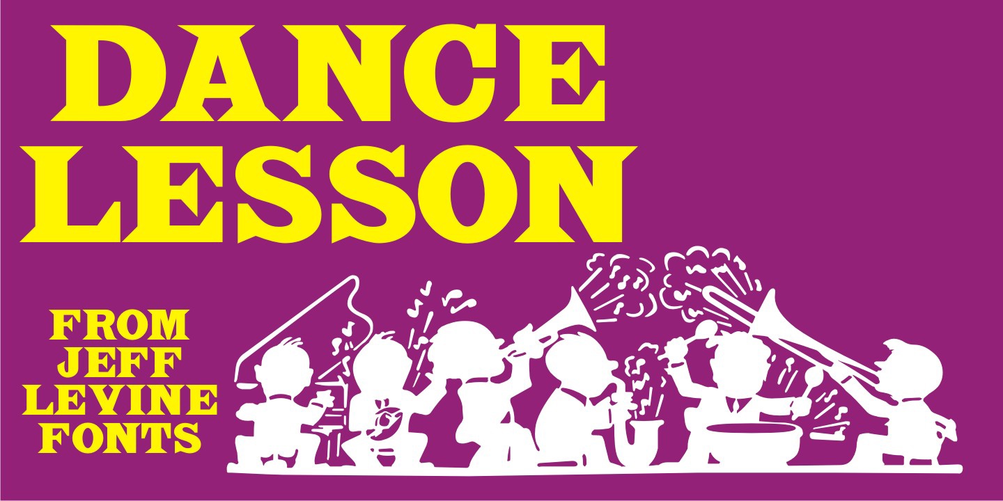 フォント Dance Lesson JNL