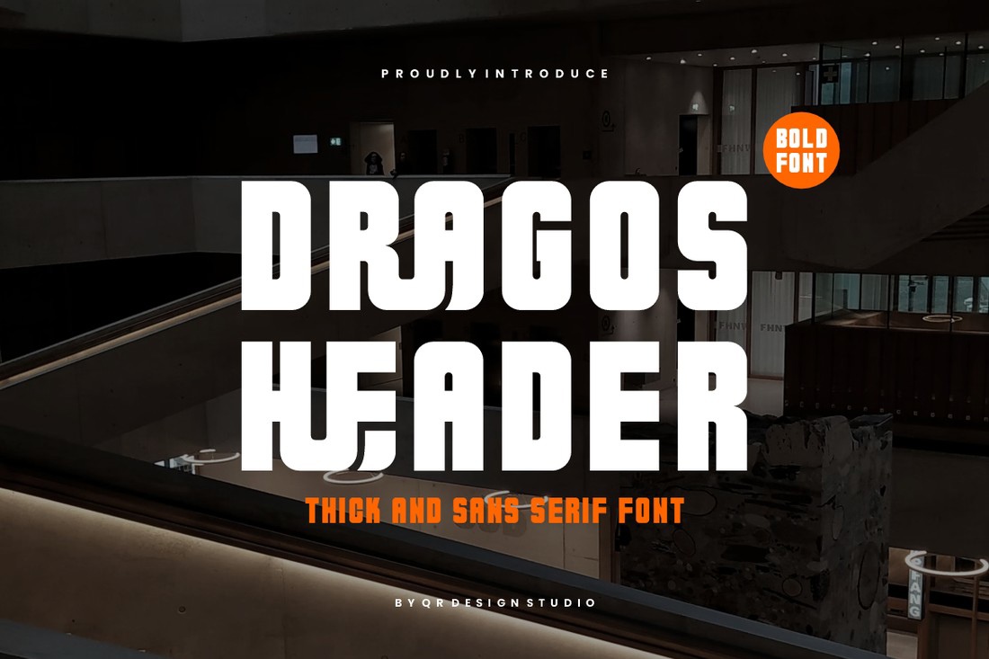 フォント Dragos Header