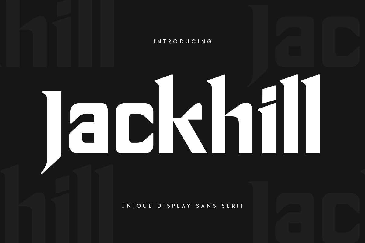 フォント Jackhill