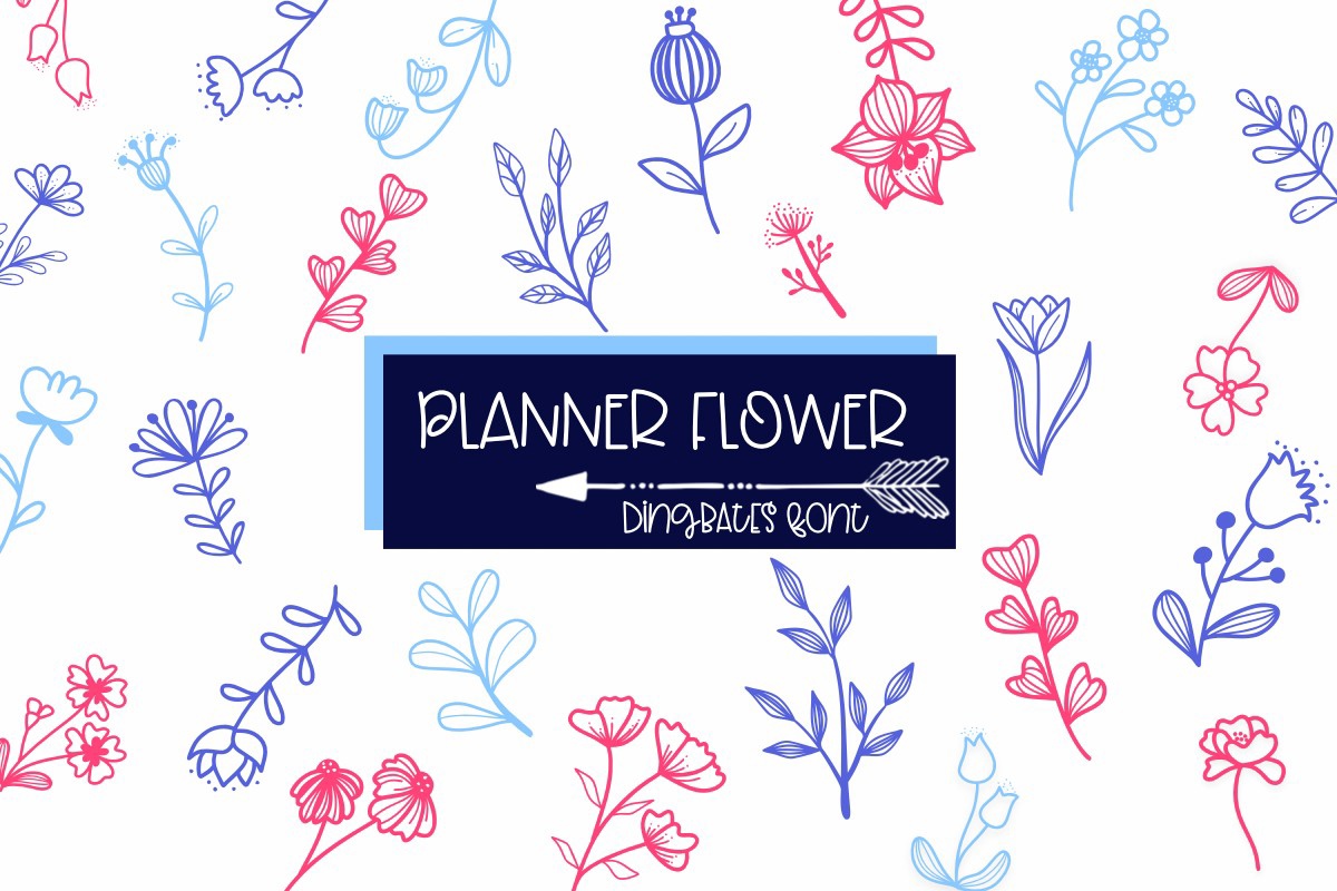フォント Planner Flower