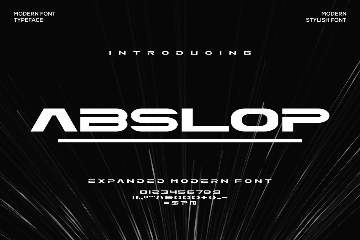 フォント Abslop