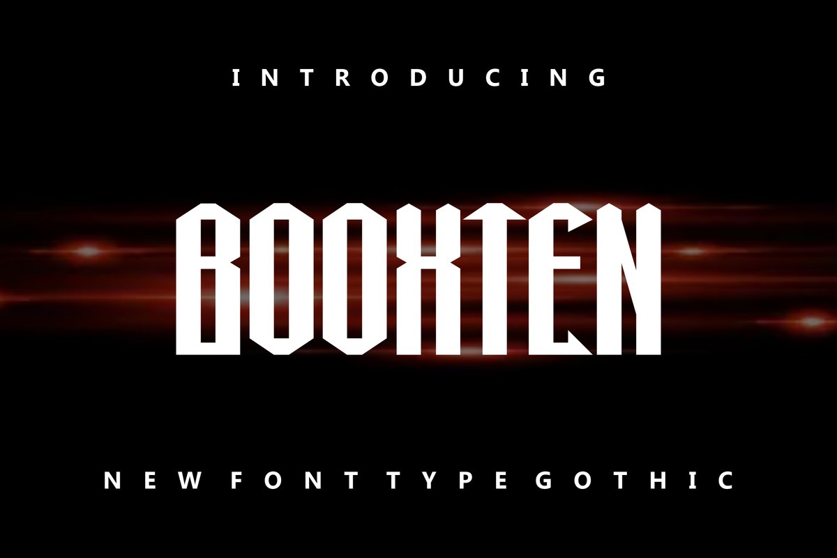 フォント Booxten