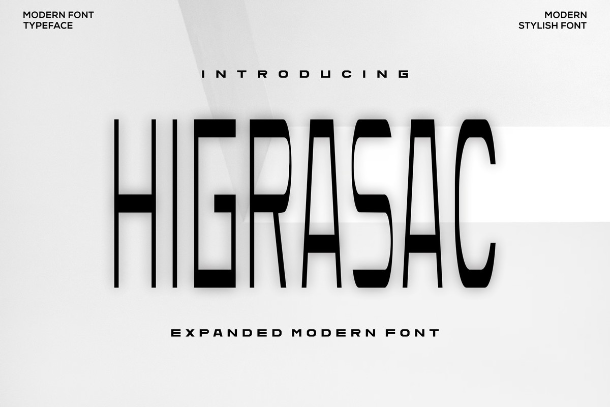 フォント Higrasac