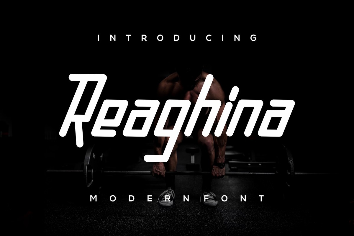 フォント Reaghina