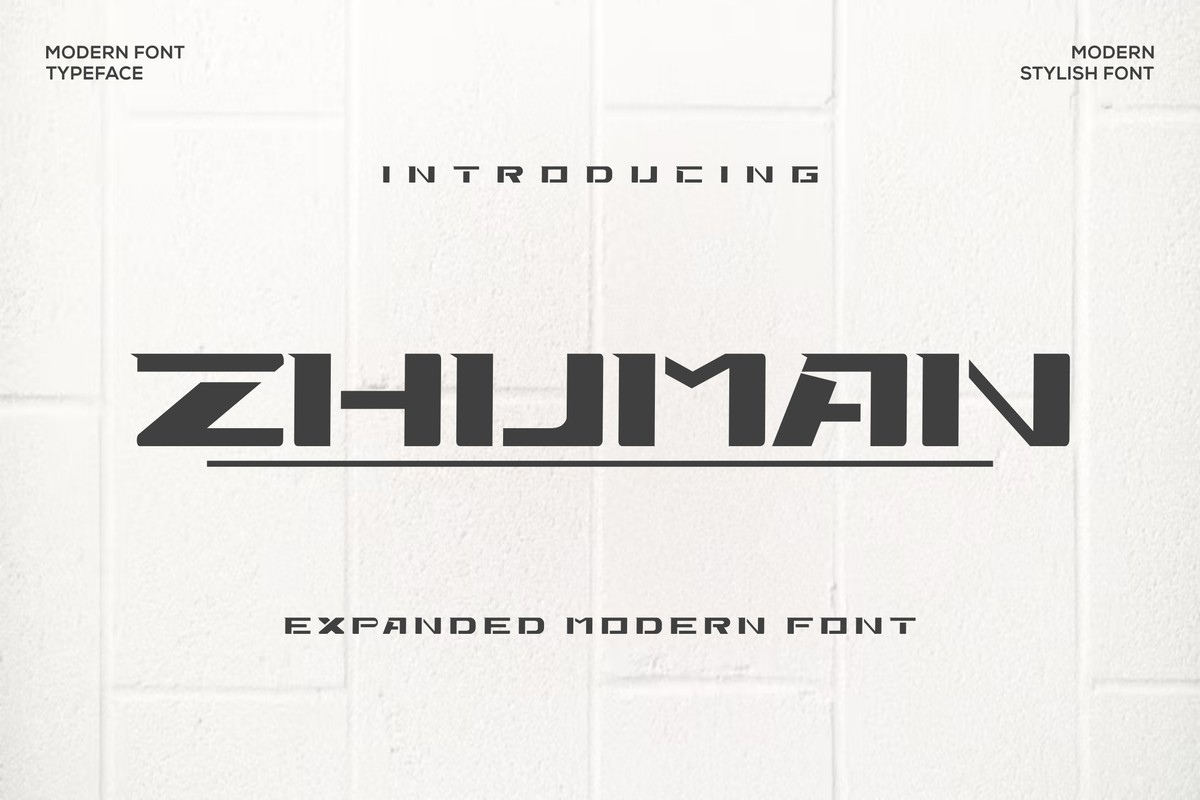 フォント Zhuman