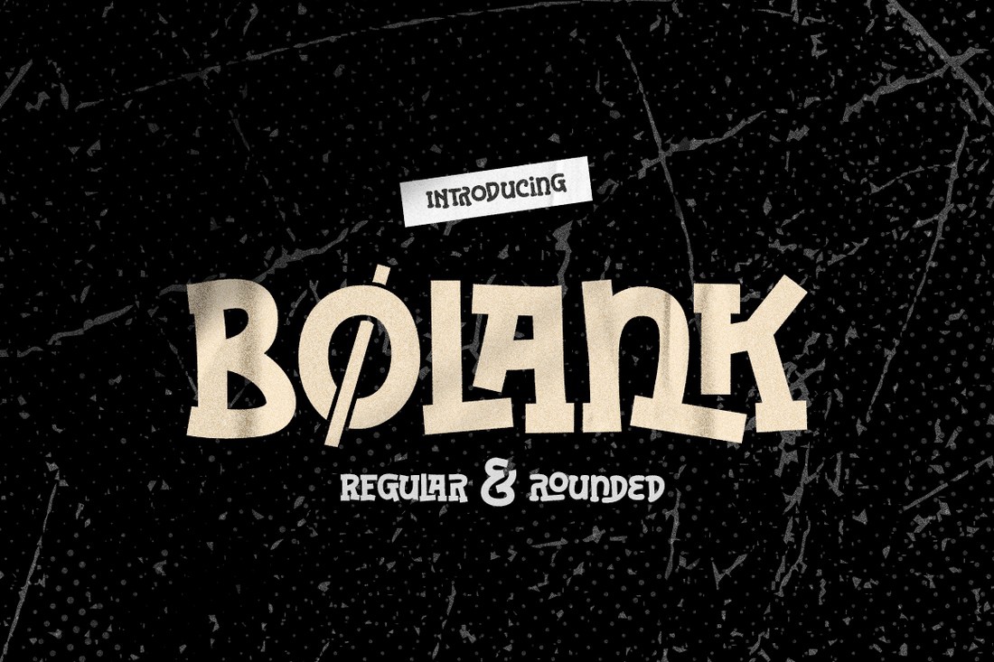 フォント Bolank
