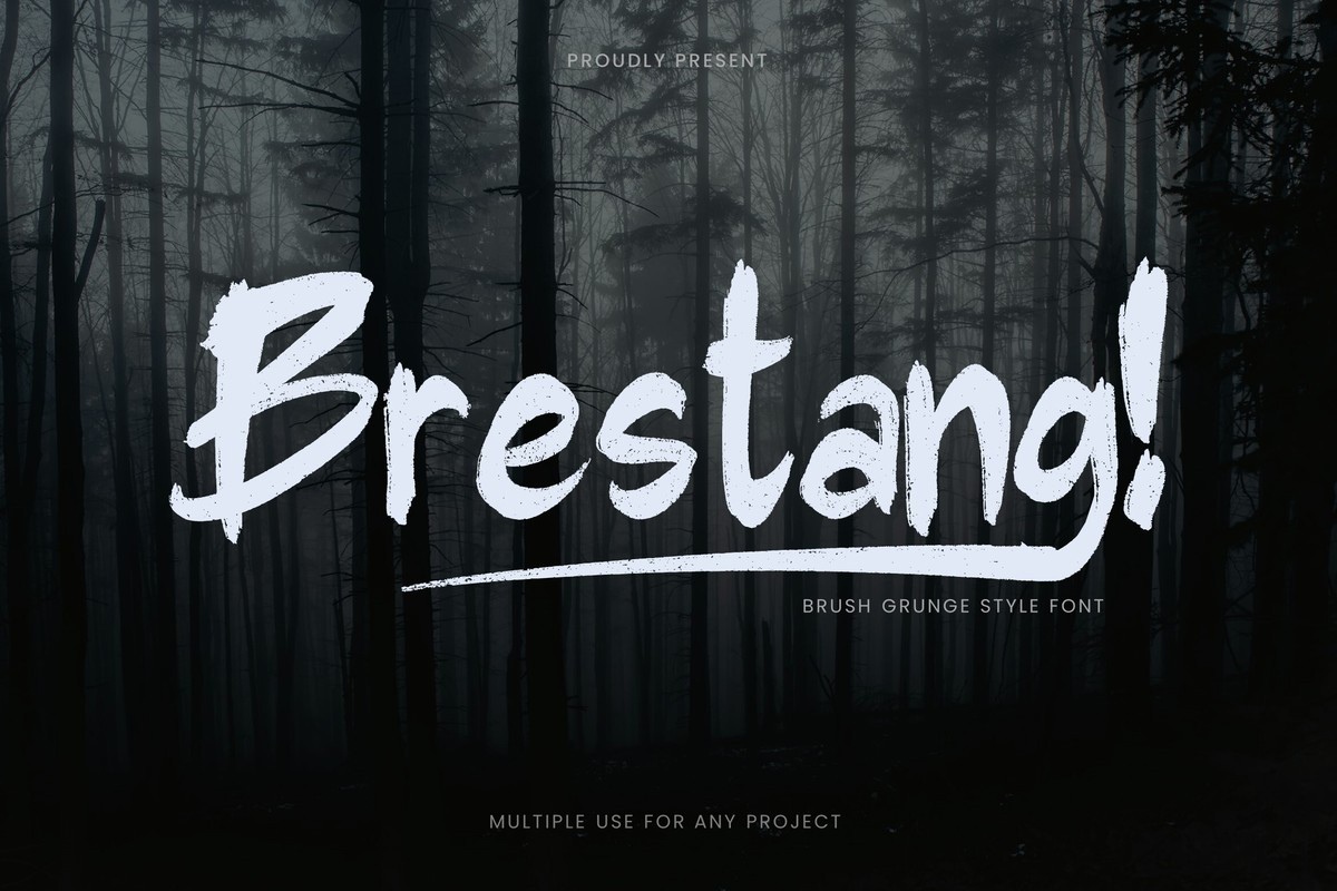 フォント Brestang