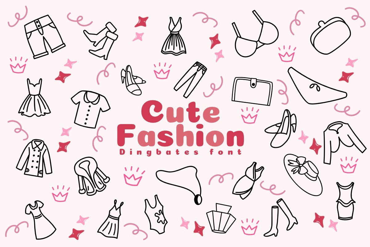 フォント Cute Fashion