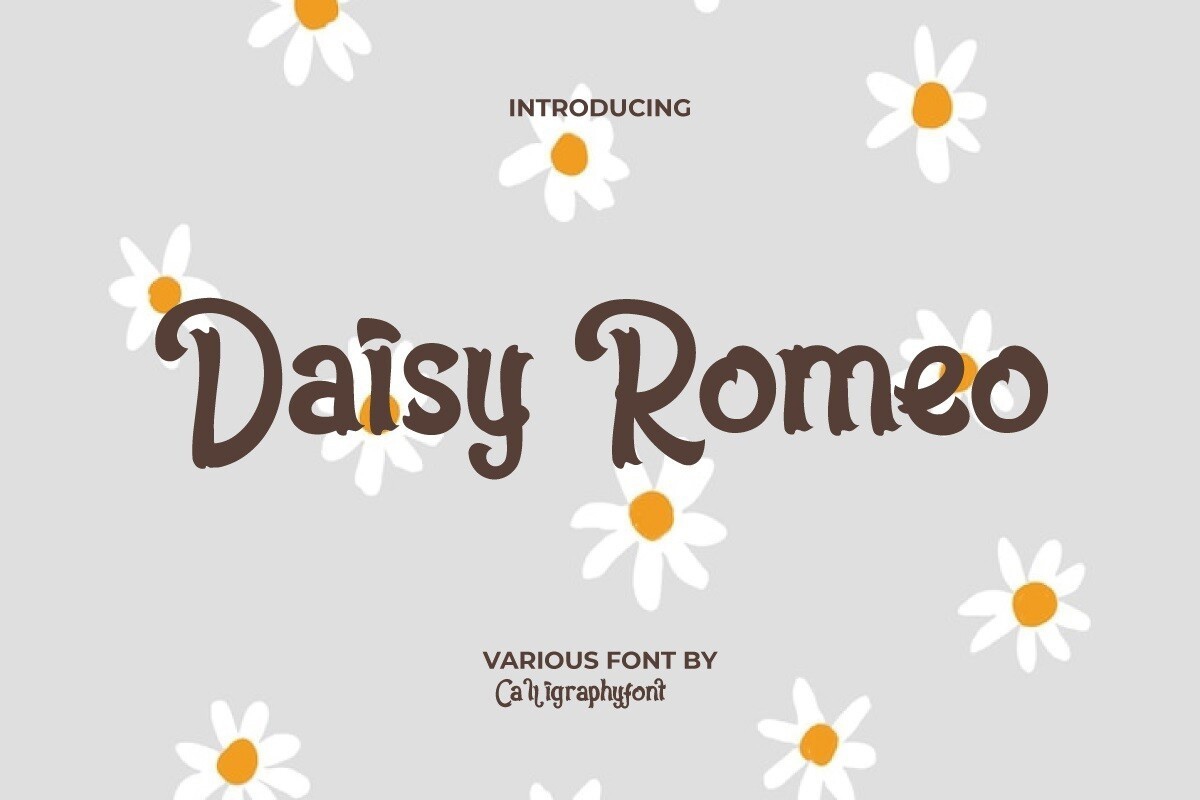 フォント Daisy Romeo