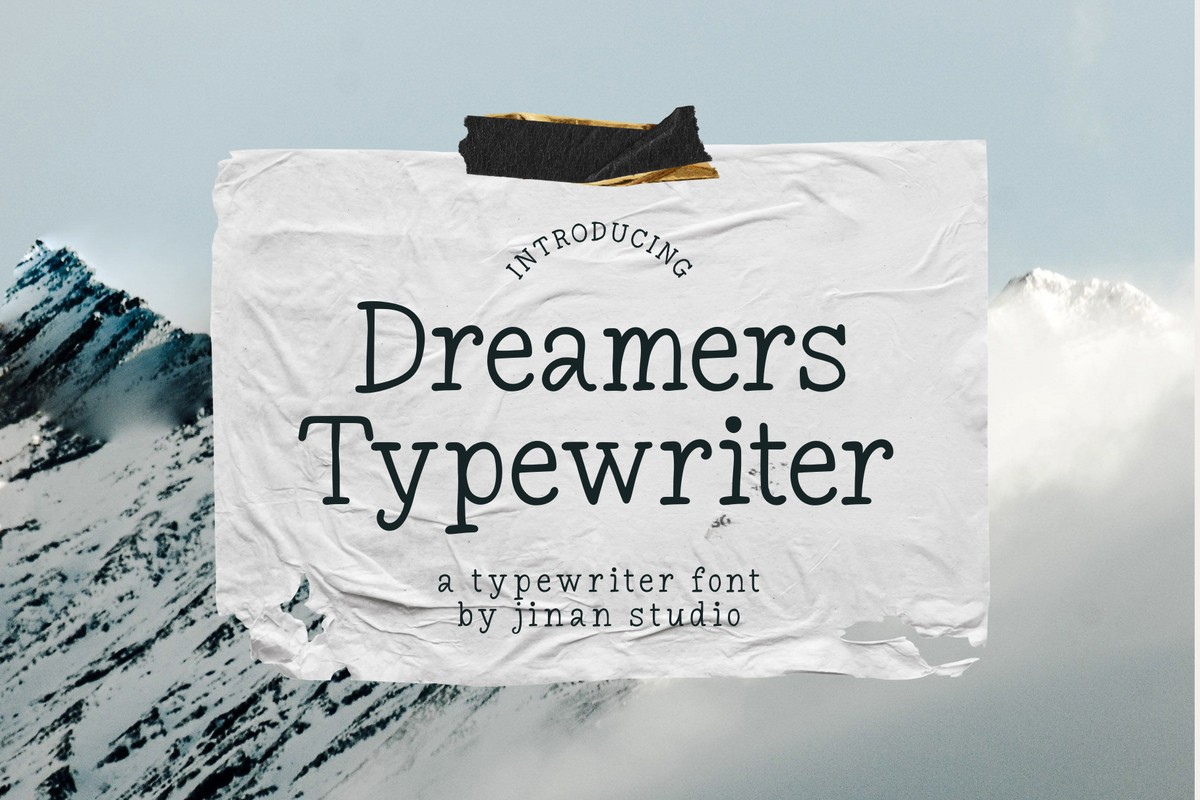 フォント Dreamers Typewriter