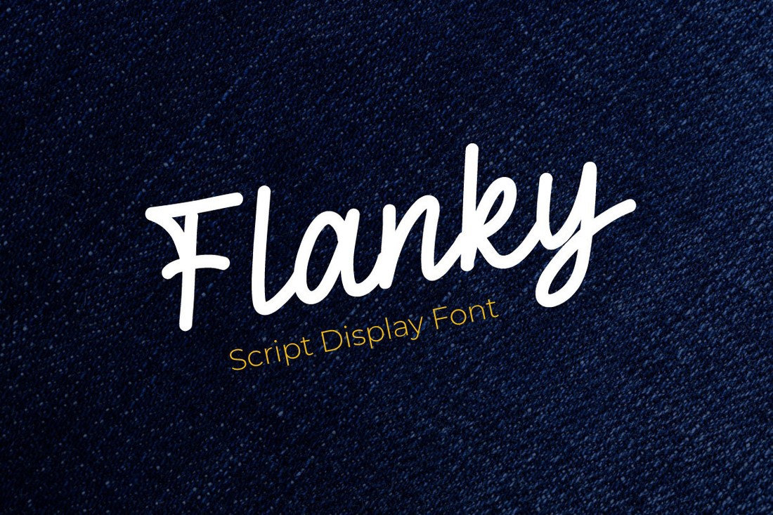 フォント Flanky