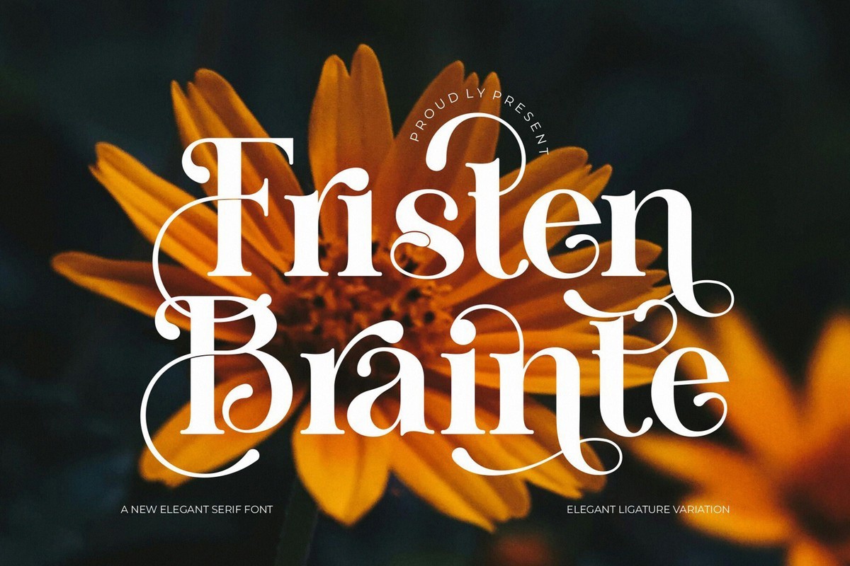 フォント Fristen Brainte