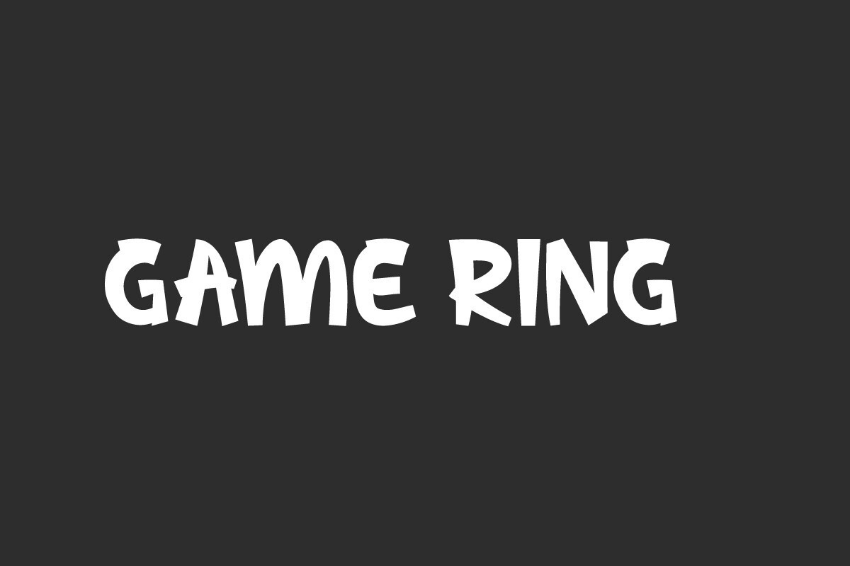 フォント Game Ring