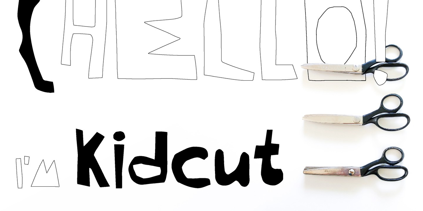 フォント Kidcut