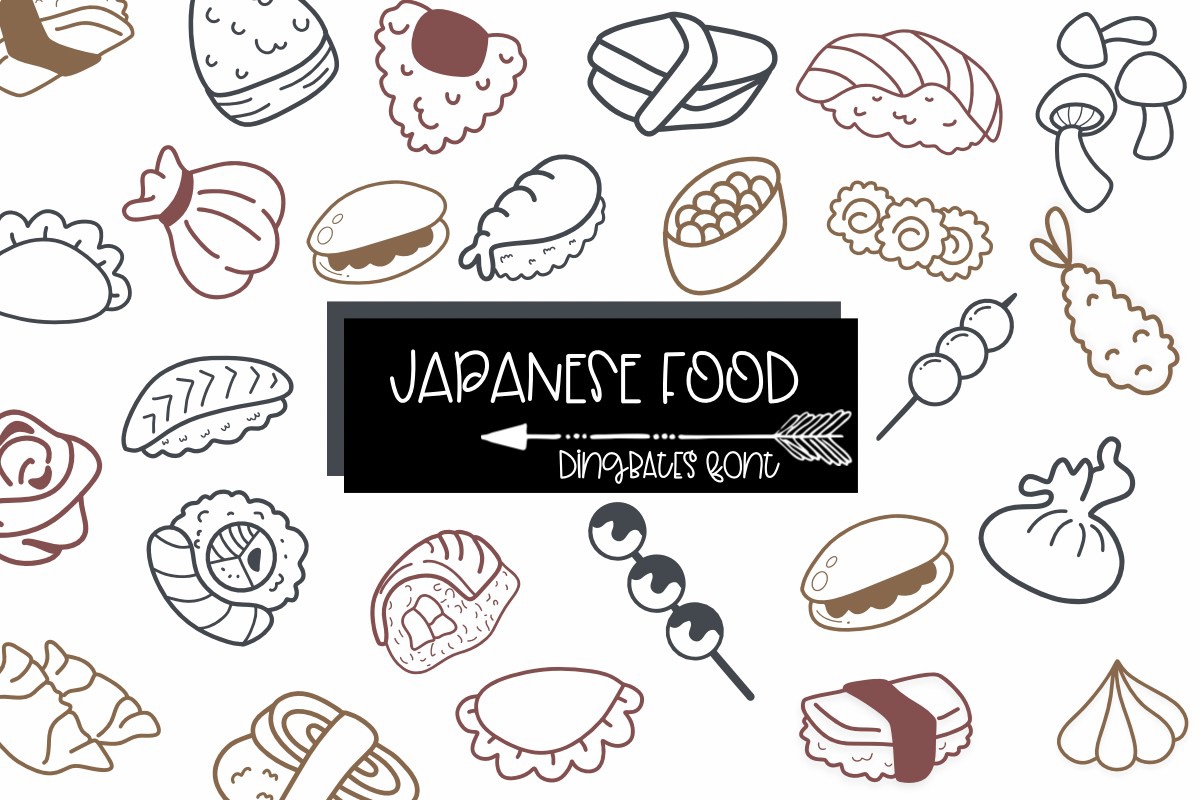 フォント Japanese Food