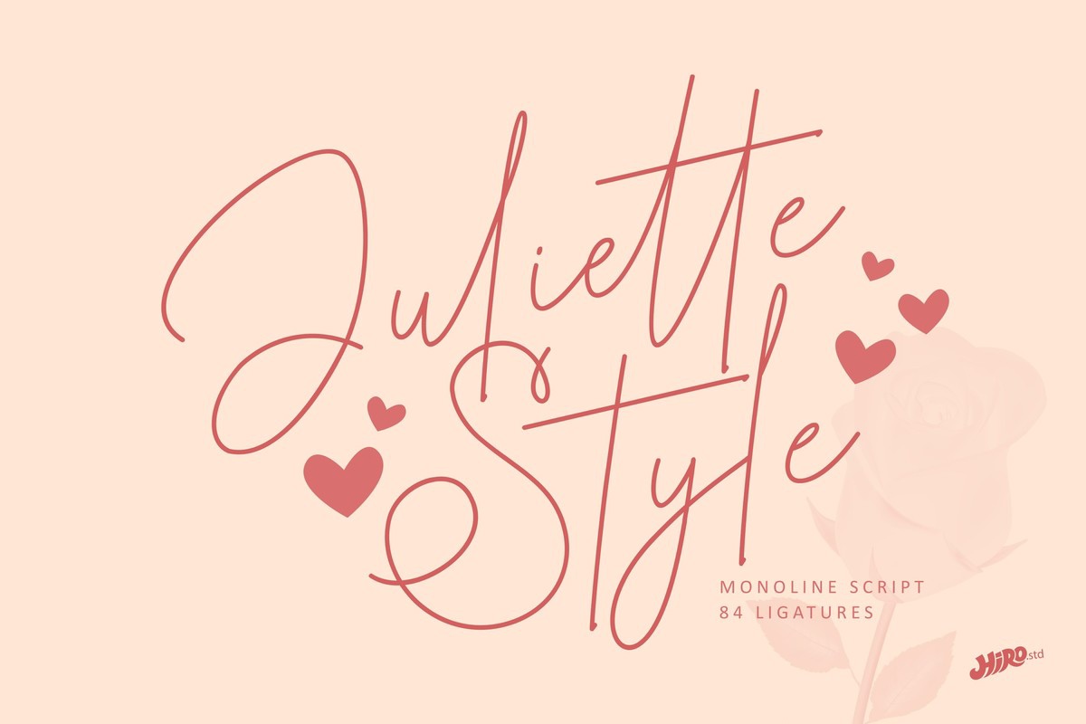 フォント Juliette Style