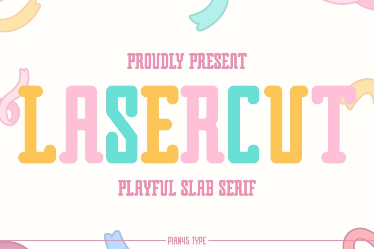 フォント Lasercut