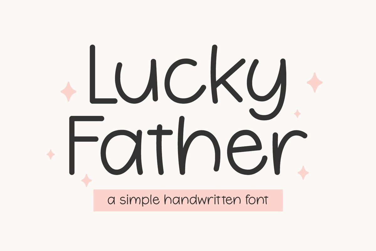 フォント Lucky Father